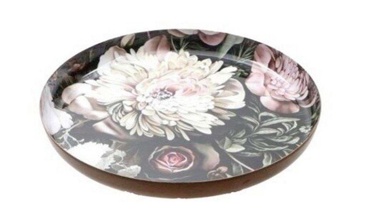 LJUSFAT  - svart, Trend, metall (20,5/2cm) - Ambia Home