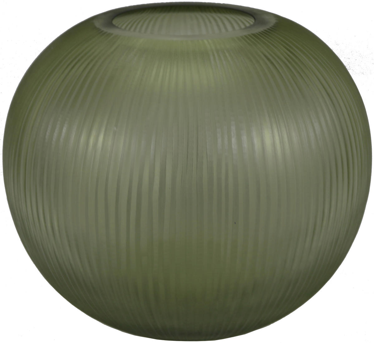 VÁZA, sklo, 29.5 cm - zelená, Design, sklo (34,5/29,5cm) - Ambia Home
