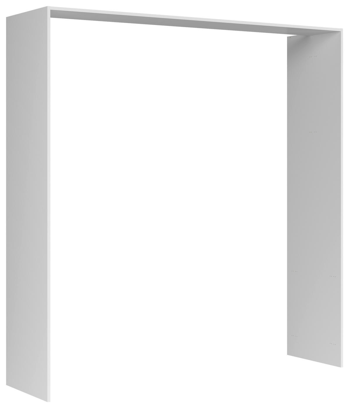 PASSEPARTOUTRAHMEN 213,7/222,7/58,5 cm   - Weiß, Basics, Holzwerkstoff (213,7/222,7/58,5cm) - Visiona