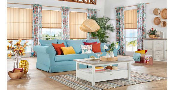 COUCHTISCH in Holzwerkstoff 110/80/45 cm - Weiß/Grau, LIFESTYLE, Holzwerkstoff (110/80/45cm) - Hom`in