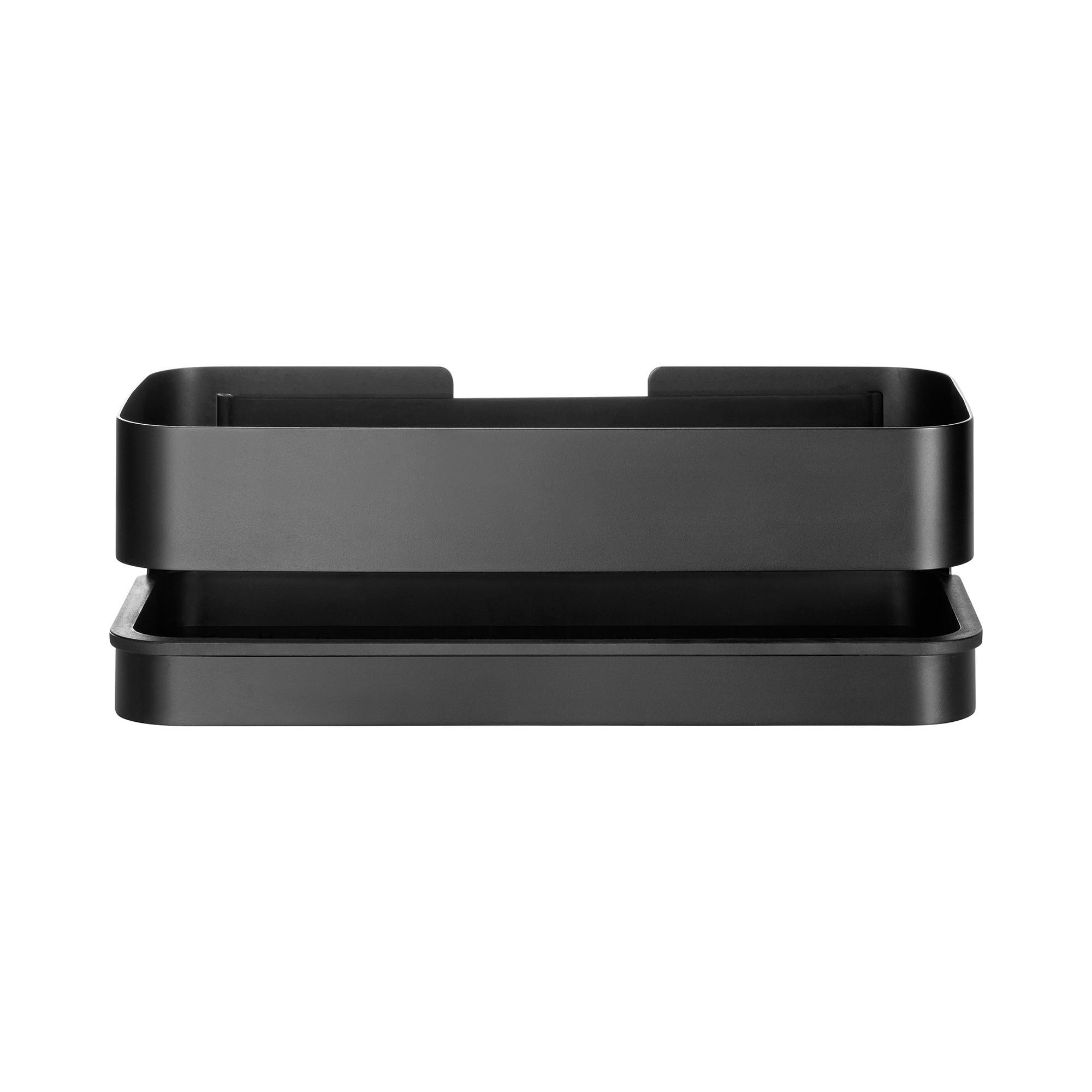 DUSCHKORB - Schwarz, KONVENTIONELL, Metall (25,5/12,0/8,5cm) - Blomus