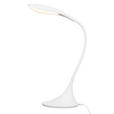 SCHREIBTISCHLEUCHTE 22/17/37,5 cm   - Weiß, Basics, Kunststoff (22/17/37,5cm) - Novel