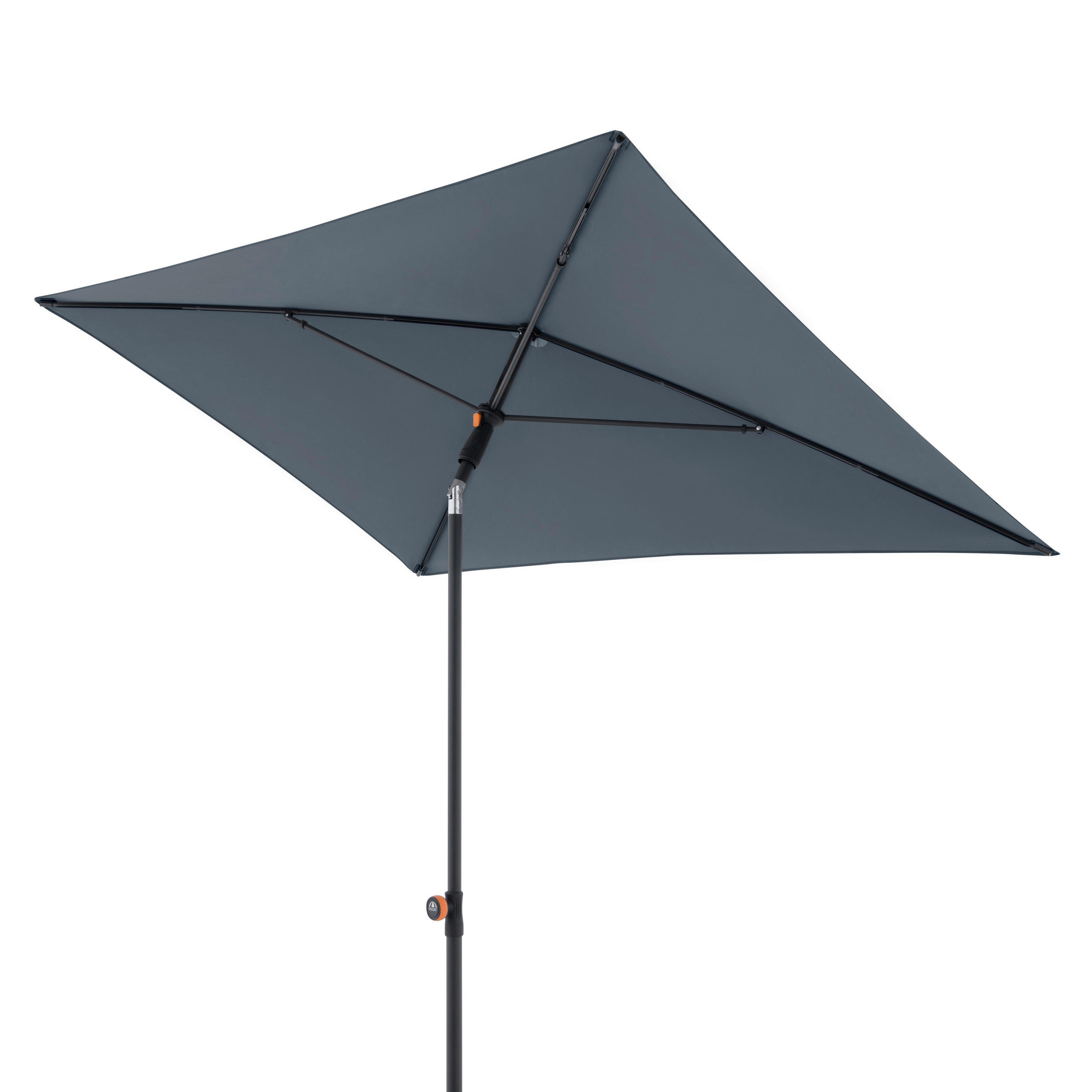 SONNENSCHIRM  190/125 cm  - Anthrazit, Basics, Textil/Metall (190/125cm) - Doppler