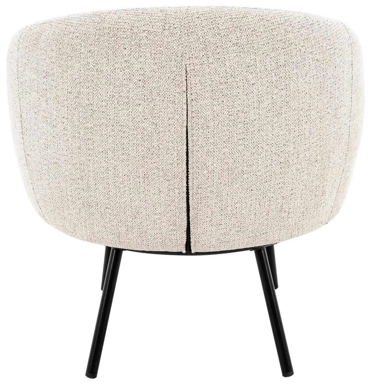 DESIGNFÅTÖLJ i metall, textil svart, ljusgrå  - ljusgrå/svart, Design, metall/textil (78/79/74cm) - Lomoco