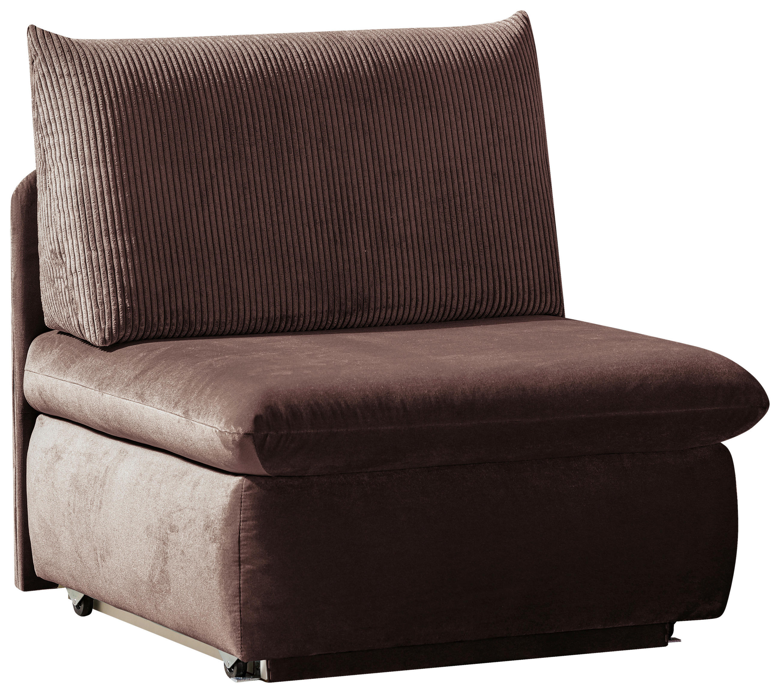 SCHLAFSESSEL in Lederlook Braun  - Braun, Design, Kunststoff/Textil (90/89/83cm) - Novel