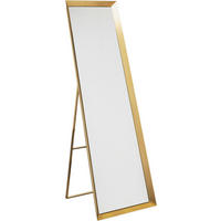 STANDSPIEGEL 53/160/6,5 cm  - Goldfarben, Design, Glas/Metall (53/160/6,5cm) - Kare-Design