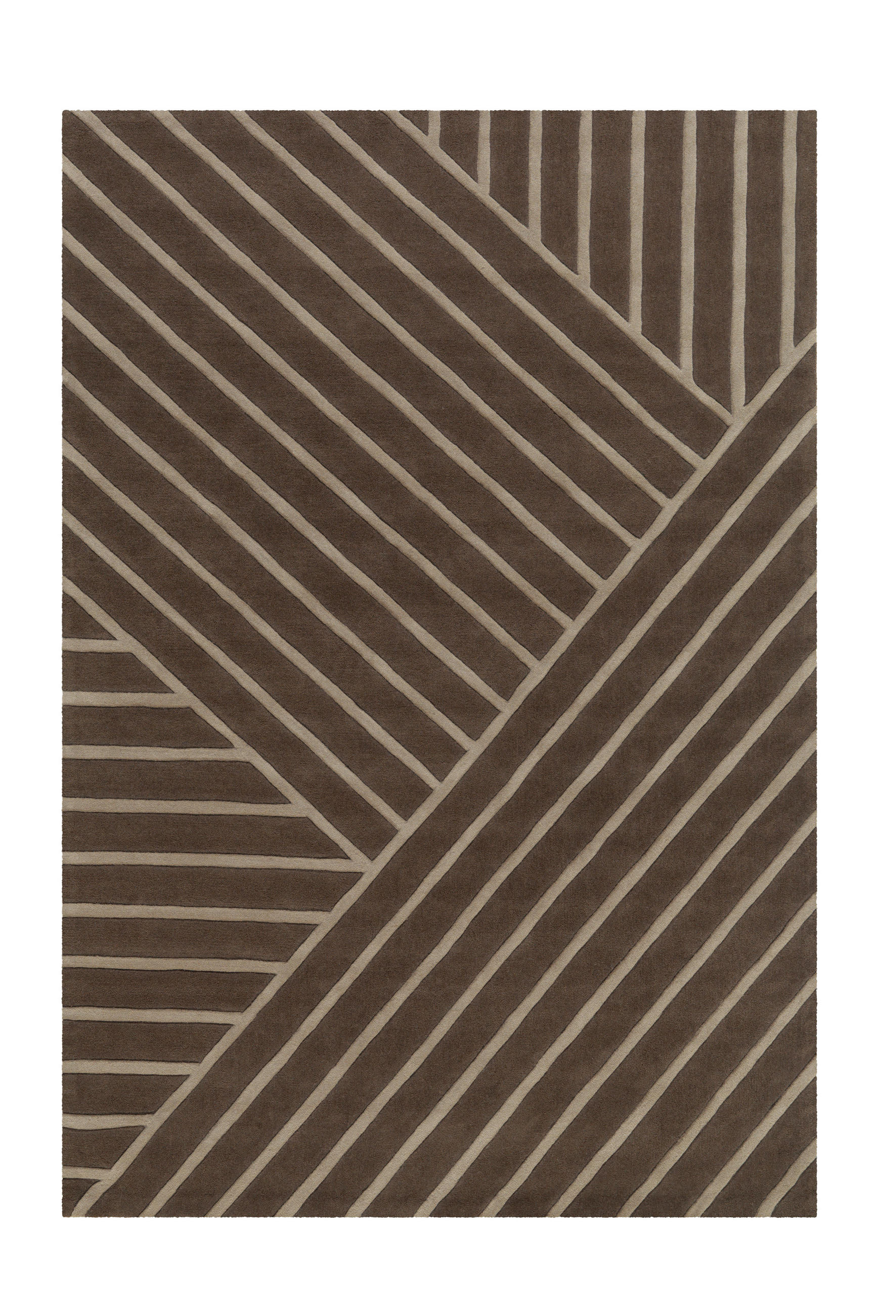 FLACHWEBETEPPICH  Wohnzimmer 200/300 cm Taupe rechteckig  - Taupe, Basics, Textil (200/300cm) - Kayoom