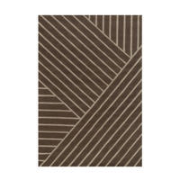 FLACHWEBETEPPICH  Wohnzimmer 200/300 cm Taupe rechteckig  - Taupe, Basics, Textil (200/300cm) - Kayoom