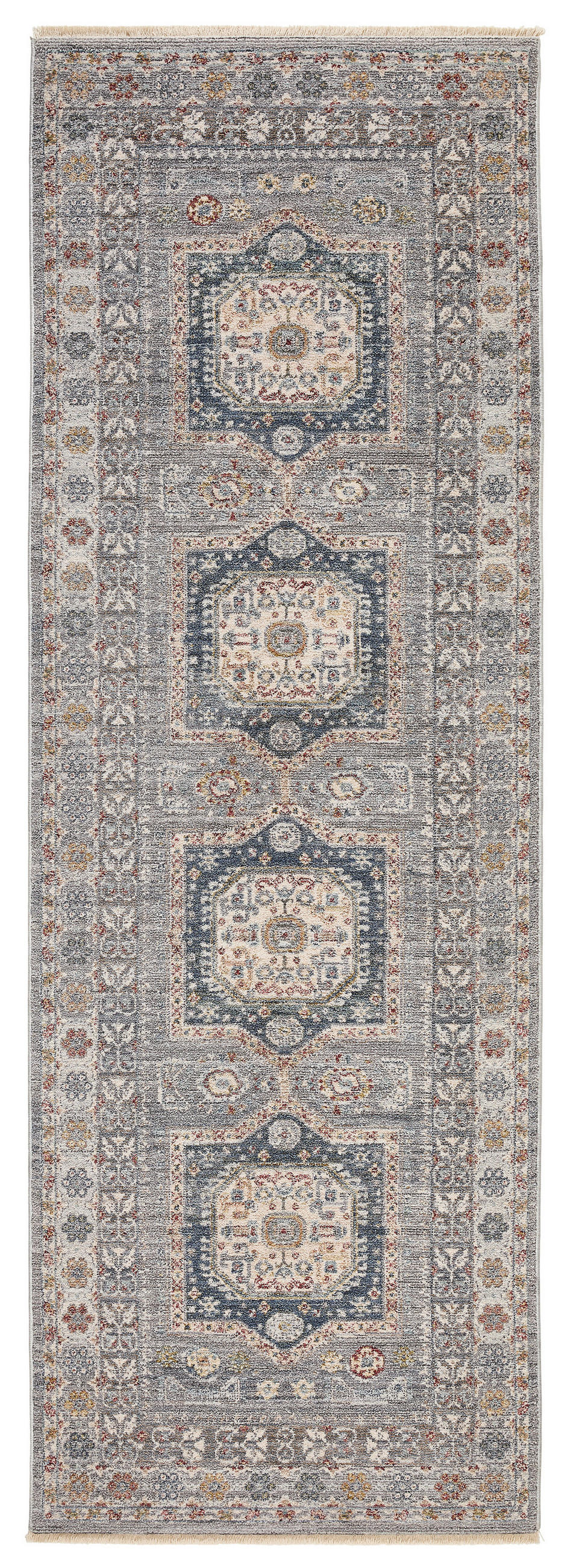 LÄUFER 80/240 cm  - Olivgrün, Design, Textil (80/240cm) - Novel