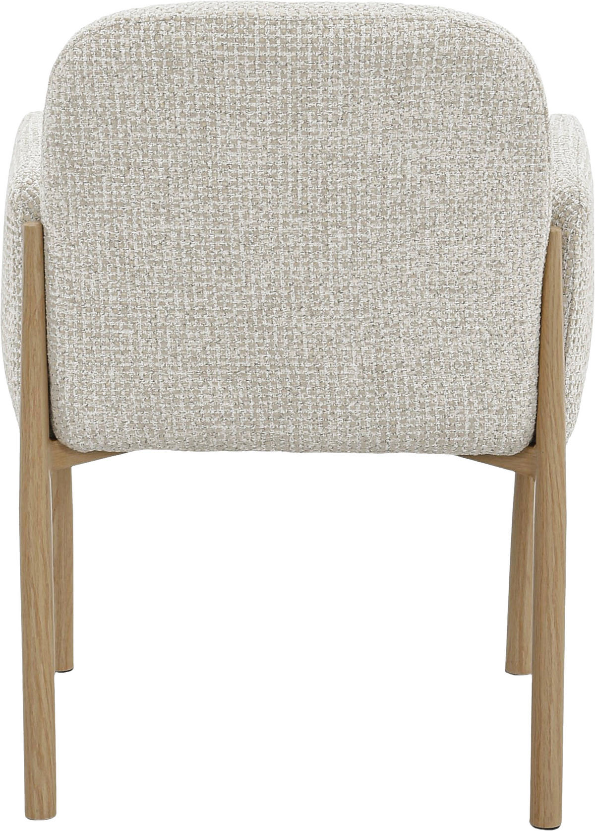 ARMLEHNSTUHL   - Taupe/Eichefarben, MODERN, Textil/Metall (58/82,5/60cm) - MID.YOU