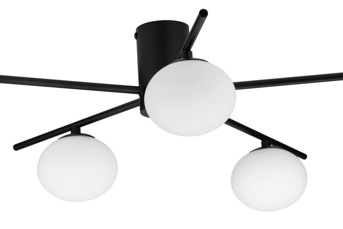 DECKENLEUCHTE 70/54/17.5 cm  - Weiß, Trend, Glas (70/54/17.5cm) - Collett's Monde