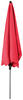 SONNENSCHIRM 180x120 cm Rot  - Silberfarben/Rot, KONVENTIONELL, Textil/Metall (180/120cm) - Doppler
