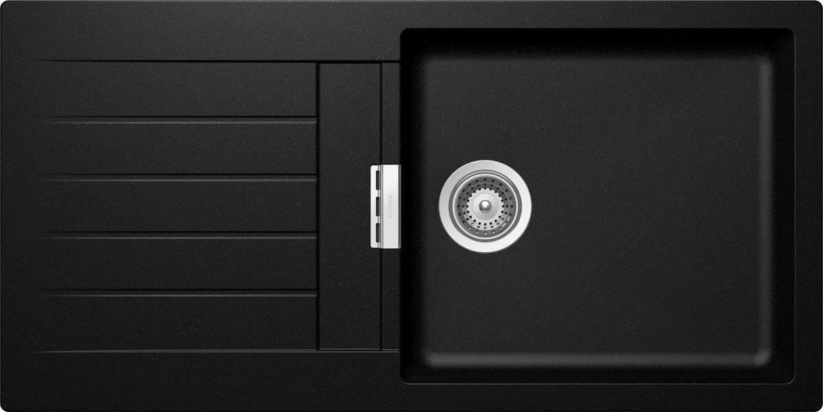 SPÜLE SIGD100LAMAG  - Dunkelgrau, Basics, Stein (100/50cm) - Schock
