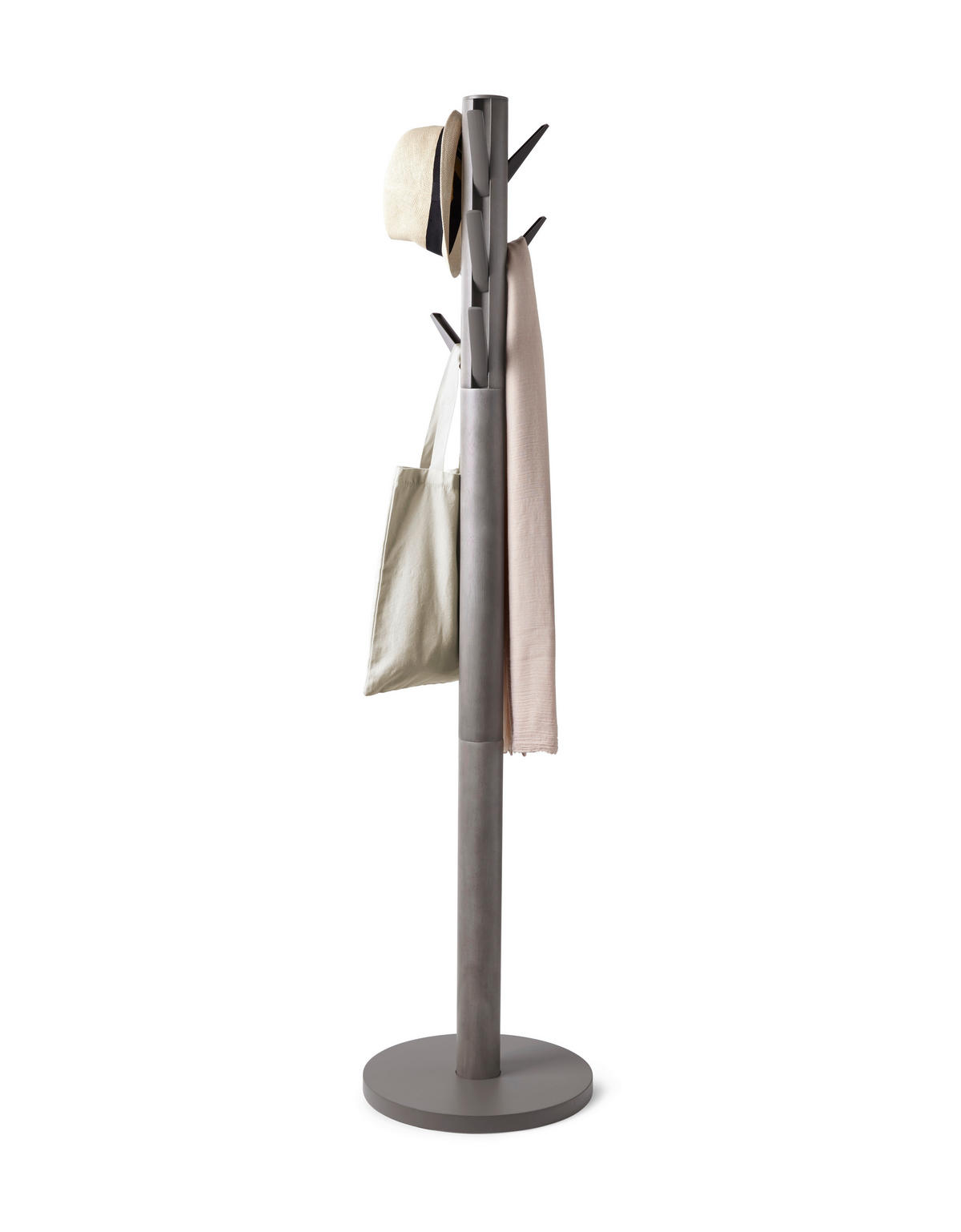 KLEIDERSTÄNDER in Grau 40/168/40 cm   - Grau, Basics, Holz (40/168/40cm) - Umbra