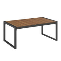 LOUNGETISCH  - Grau, MODERN, Holz/Metall (110/45/62cm) - Ambia Garden