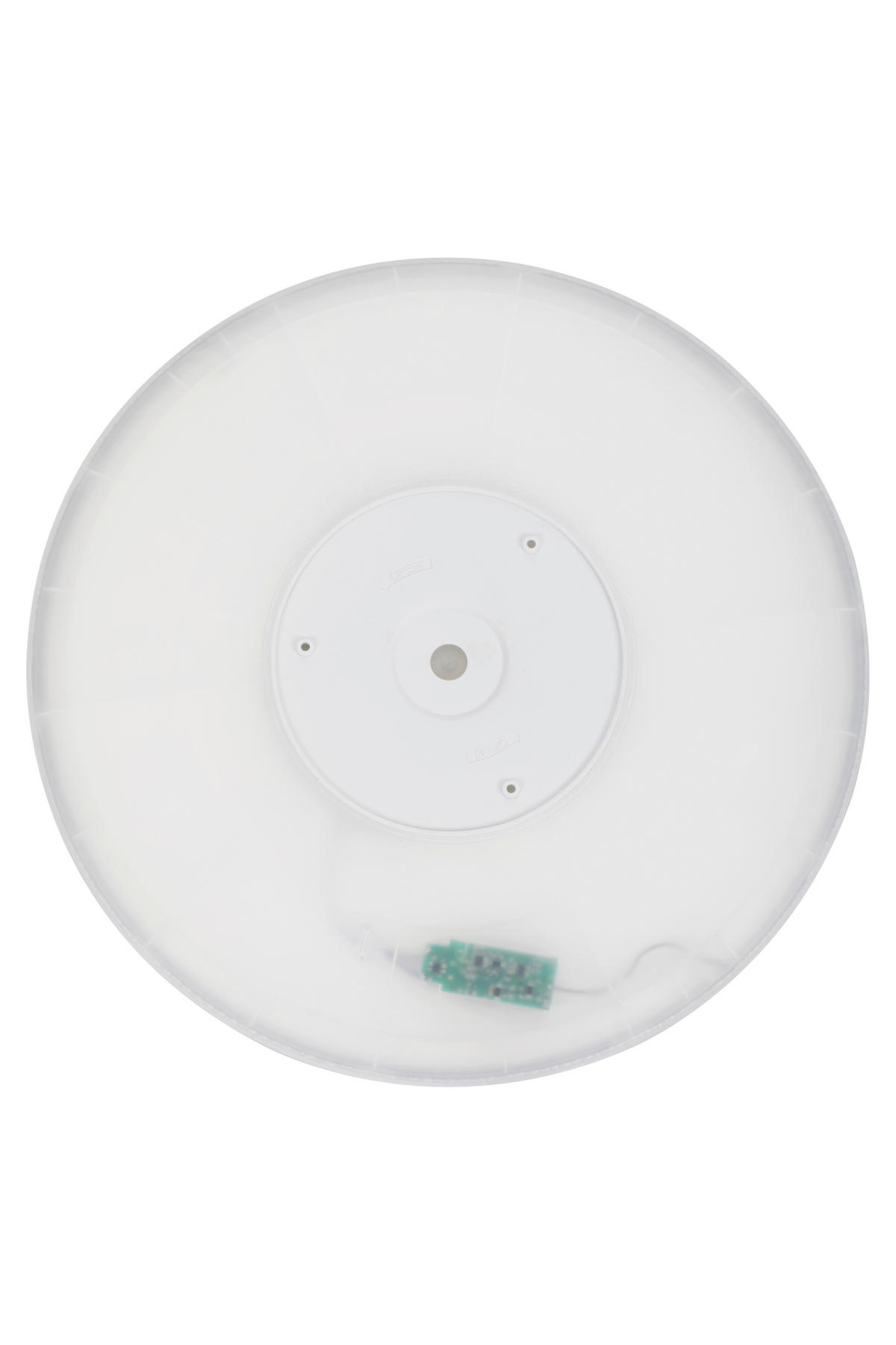 STROPNÉ LED SVIETIDLO, 42/2,9 cm  - biela, Basics, plast (42/2,9cm) - Novel