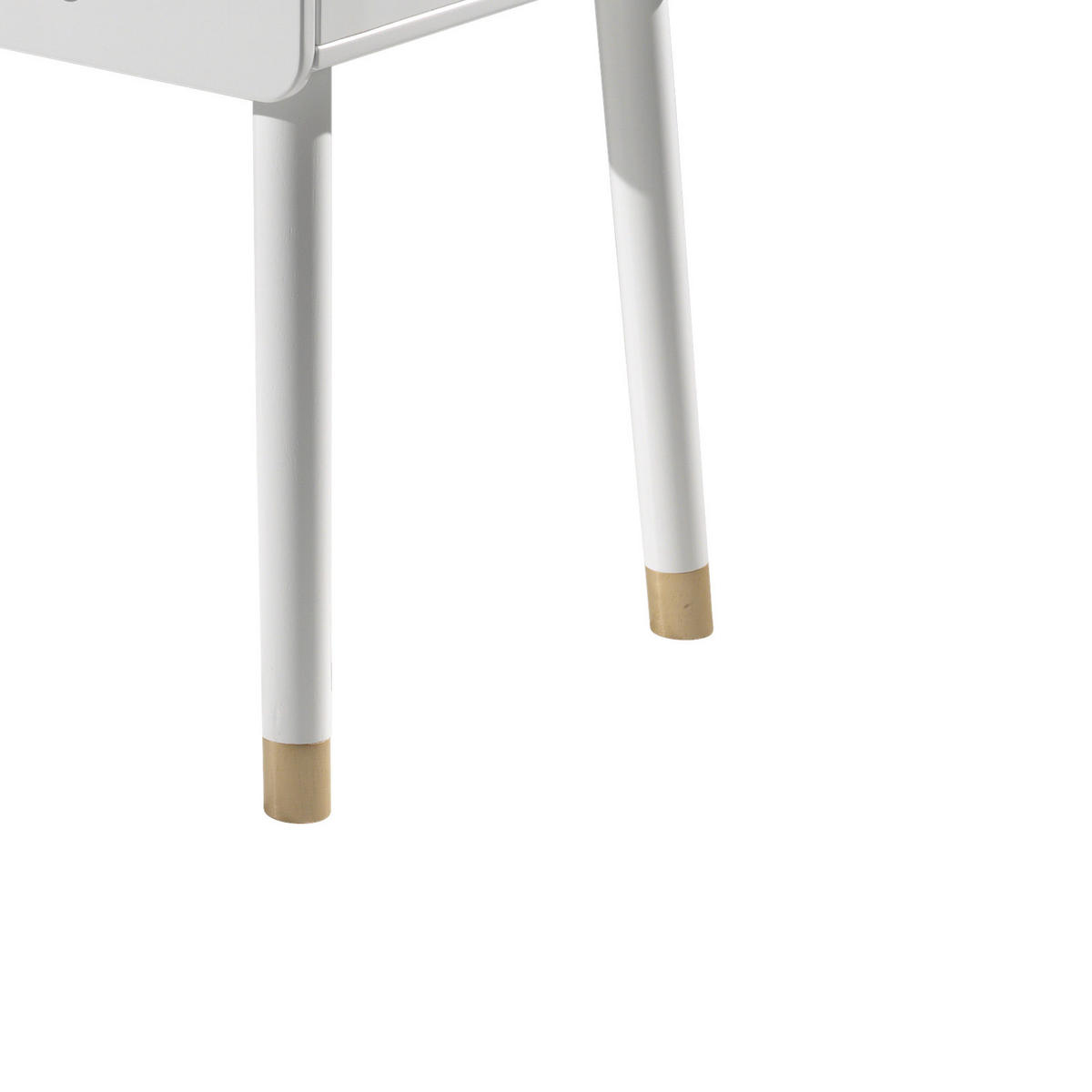 JUGENDSCHREIBTISCH 125/75/60 cm  - Goldfarben/Weiß, MODERN, Holzwerkstoff/Kunststoff (125/75/60cm) - MID.YOU
