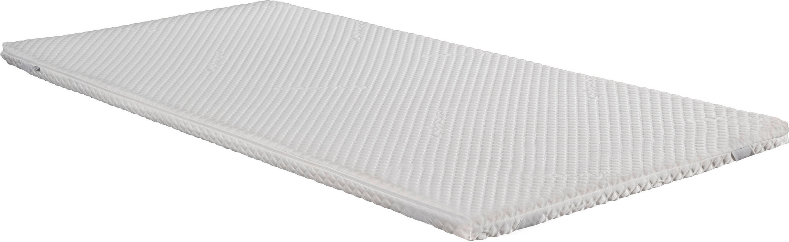 TOPPER 100/200 cm Höhe ca. 5 cm  - Weiß, Basics, Textil (100/200cm) - Livetastic