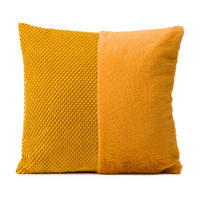 DEKORAČNÝ VANKÚŠ 50/50 cm - medová, Basics, textil (50/50cm) - Novel