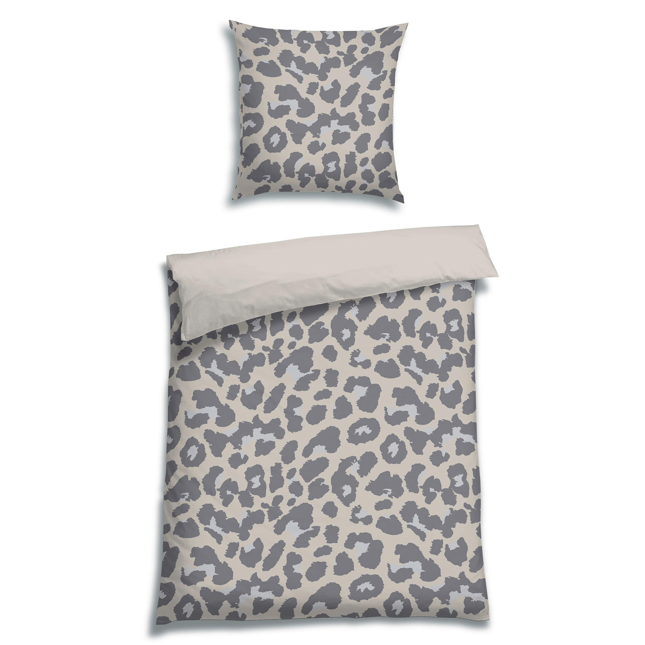 BETTWÄSCHE 2-teilig Renforcé 135/200 cm  - Beige, Design, Textil (135/200cm) - Florella
