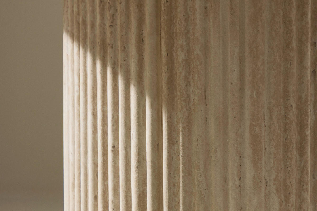 COUCHTISCH Pappel rund Beige  - Beige, MODERN, Holz (80/38cm) - Livetastic