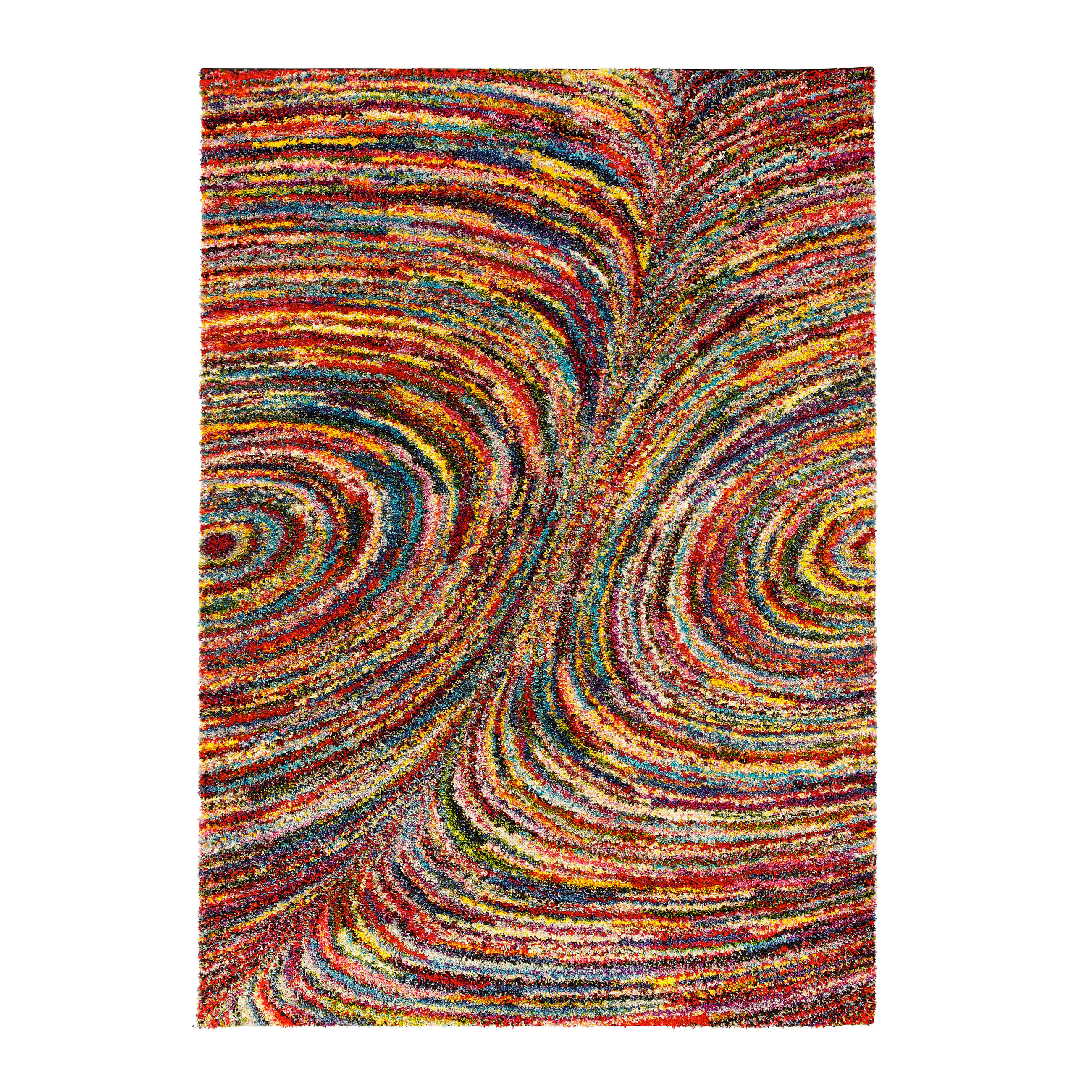 WEBTEPPICH Wohnzimmer 65/130 cm Sixteen Face Multicolor rechteckig  - Multicolor, Trend, Textil (65/130cm) - Novel