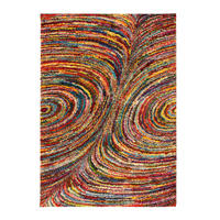 WEBTEPPICH  Wohnzimmer 65/130 cm Sixteen Face Multicolor rechteckig  - Multicolor, Trend, Textil (65/130cm) - Novel