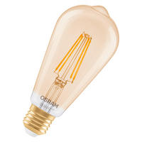 LED-FILAMENT-LEUCHTMITTEL E27 6 W 680 lm  - Goldfarben, Basics, Glas (6,4/14,3cm) - Osram