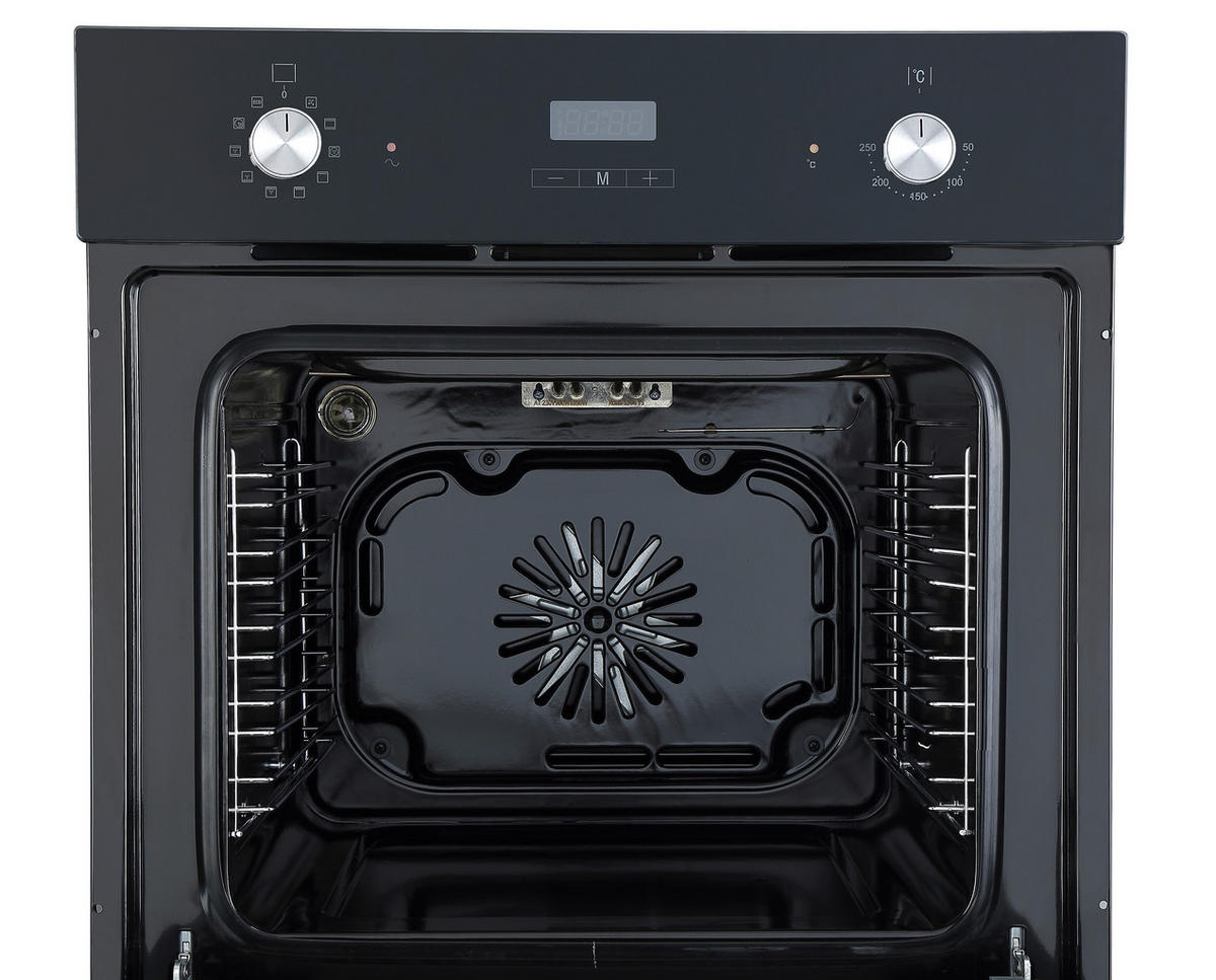 BACKOFENSET ASET6007700  - Schwarz, Trend, Glas/Metall (59,5/64/55cm) - Respekta