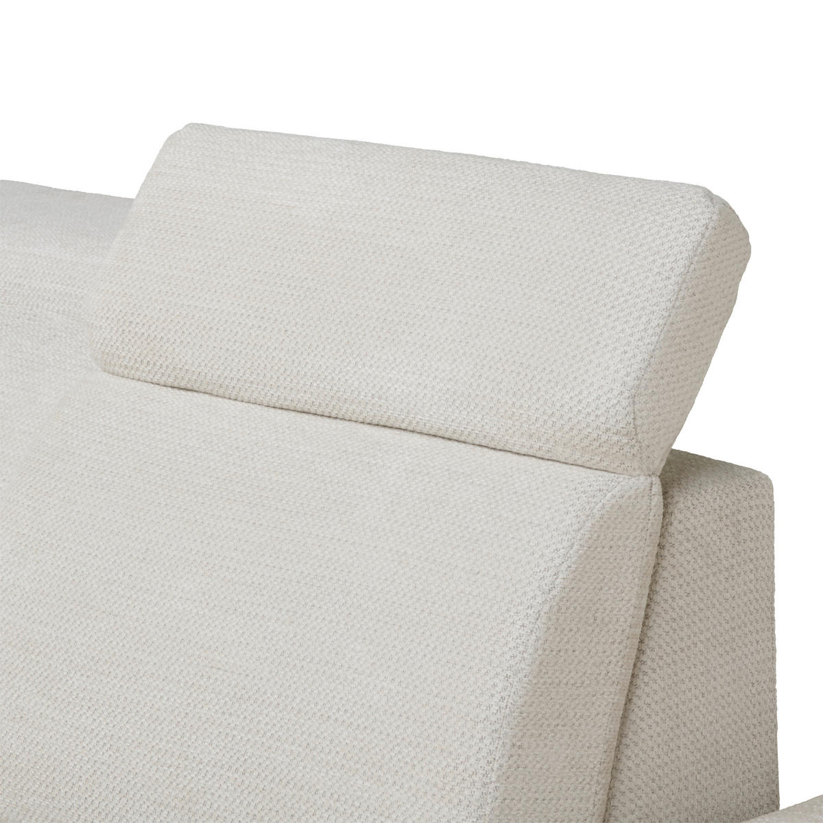 ECKSOFA in Struktur Beige  - Beige/Schwarz, Design, Textil/Metall (292/270cm) - Stylife