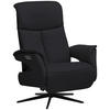 RELAXSESSEL in Leder Anthrazit  - Anthrazit/Schwarz, Design, Leder/Metall (78/106/88cm) - Welnova