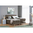 BOXSPRINGBETT 180/200 cm  in Braun  - Eichefarben/Braun, KONVENTIONELL, Holz/Textil (180/200cm) - Voleo