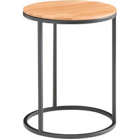 BEISTELLTISCH in Holz 39/39/54 cm  - Schwarz, Design, Holz/Metall (39/39/54cm) - Johann Jakob