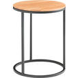 BEISTELLTISCH in Holz 39/39/54 cm  - Schwarz, Design, Holz/Metall (39/39/54cm) - Johann Jakob