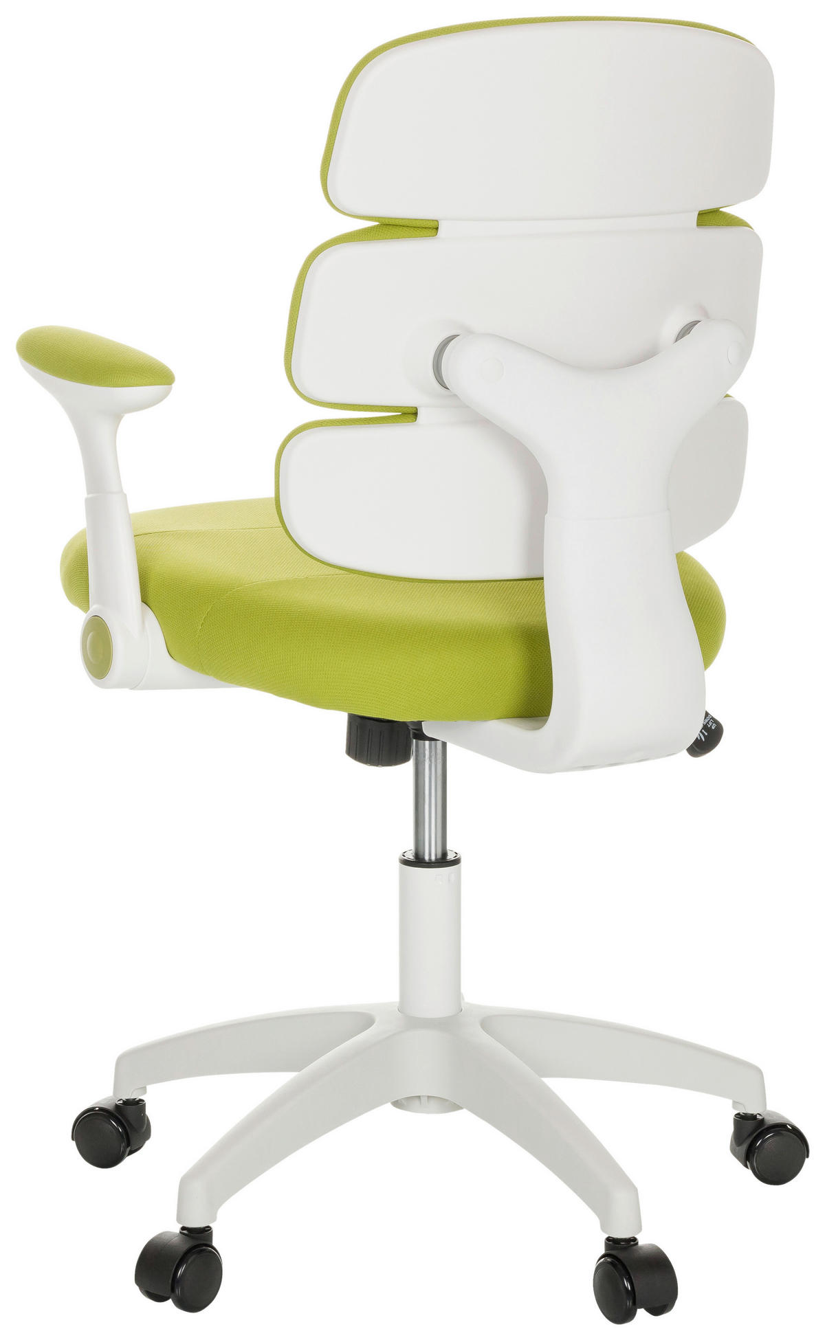 MLADINSKI VRTLJIVI STOL tekstil zelena  - bela/zelena, Basics, umetna masa/tekstil (62/86-97/62cm) - MID.YOU