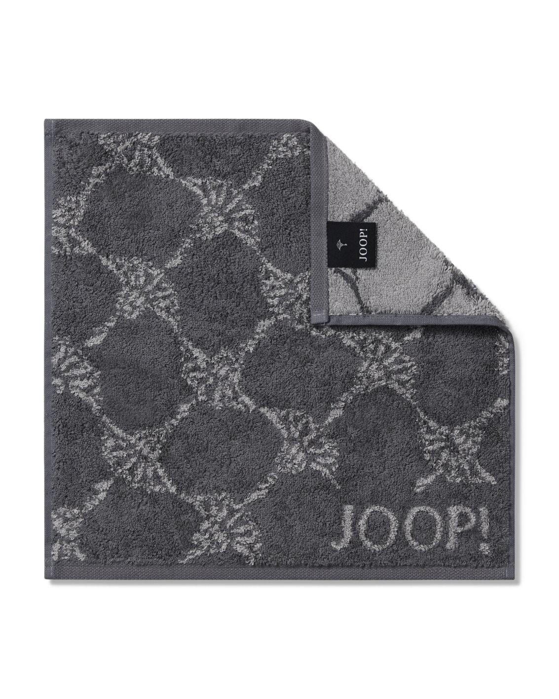 SEIFTUCHSET 30/30 cm JOOP! CLASSIC Anthrazit 3-teilig  - Anthrazit, Basics, Textil (30/30cm) - Joop! Living