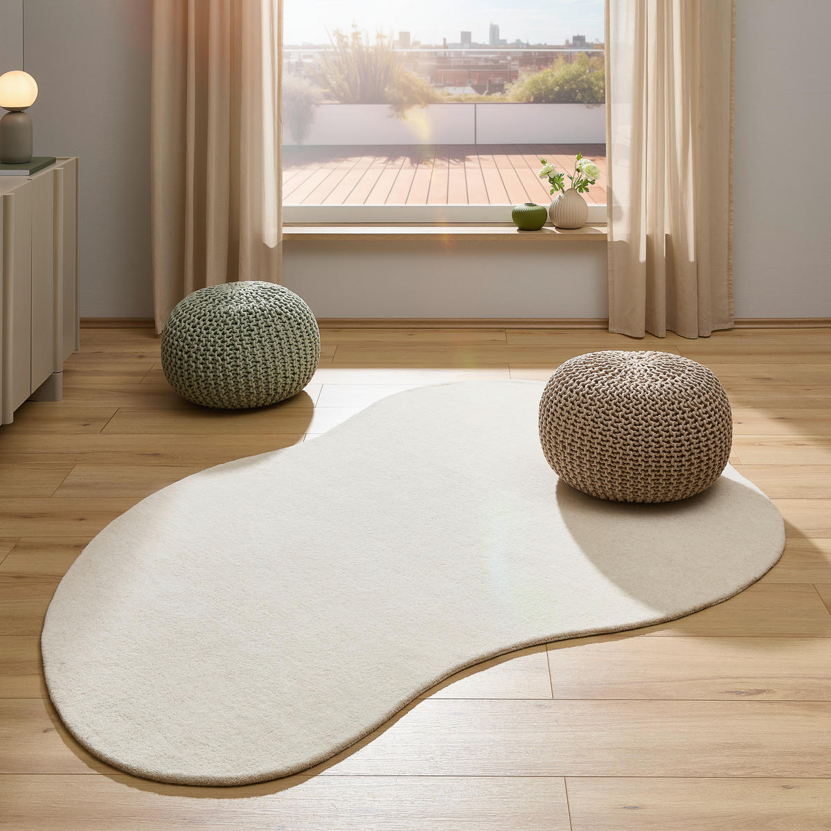 WOLLTEPPICH 160/230 cm Beige organisch  - Beige, Natur, Textil (160/230cm) - Linea Natura