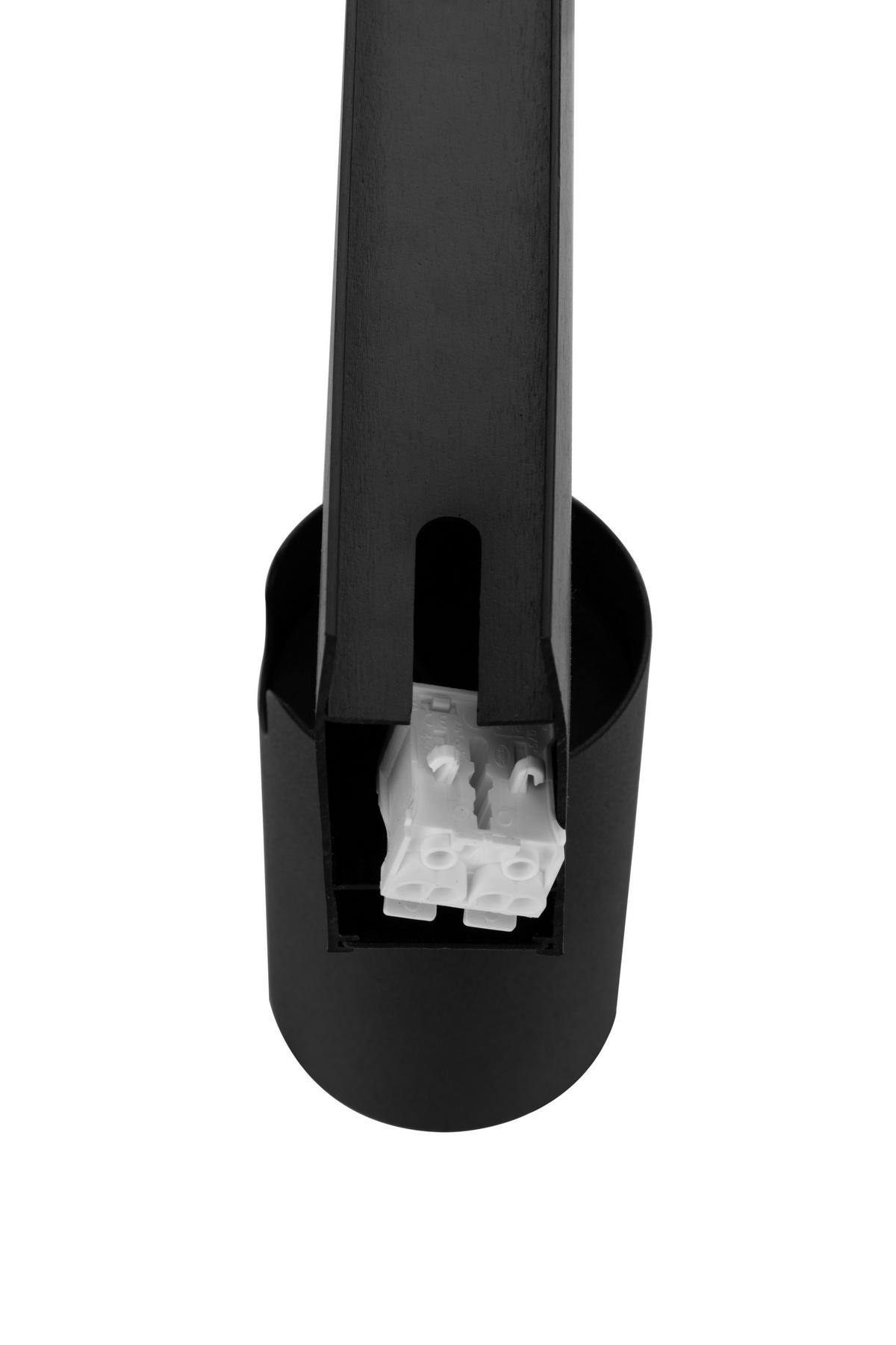 LED-STRAHLER Denebola 90/6/18 cm   - Schwarz, Design, Kunststoff/Metall (90/6/18cm) - Novel