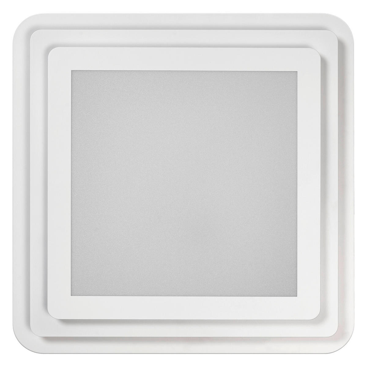 LED-DECKENLEUCHTE Orbis Spiral Layer 45/45/7 cm   - Weiß, Design, Metall (45/45/7cm) - Ledvance
