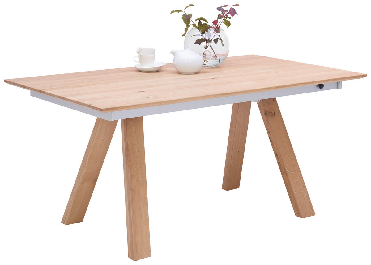 ESSTISCH Wildeiche massiv rechteckig Eichefarben  - Eichefarben, Design, Holz (160/90/75cm) - Venjakob