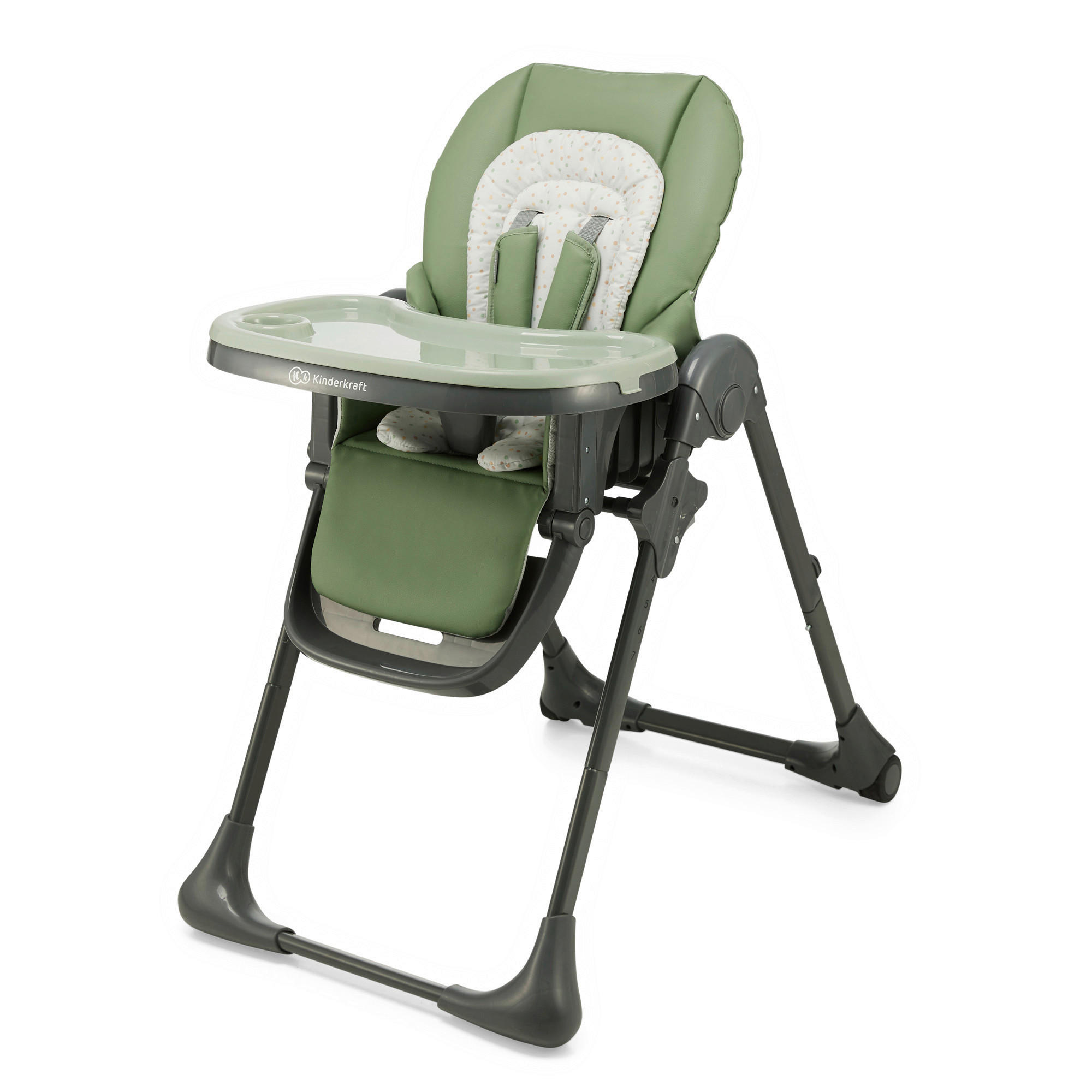 Kinderkraft Hochstuhl Tummie Grün 55.5x101x84.5 cm