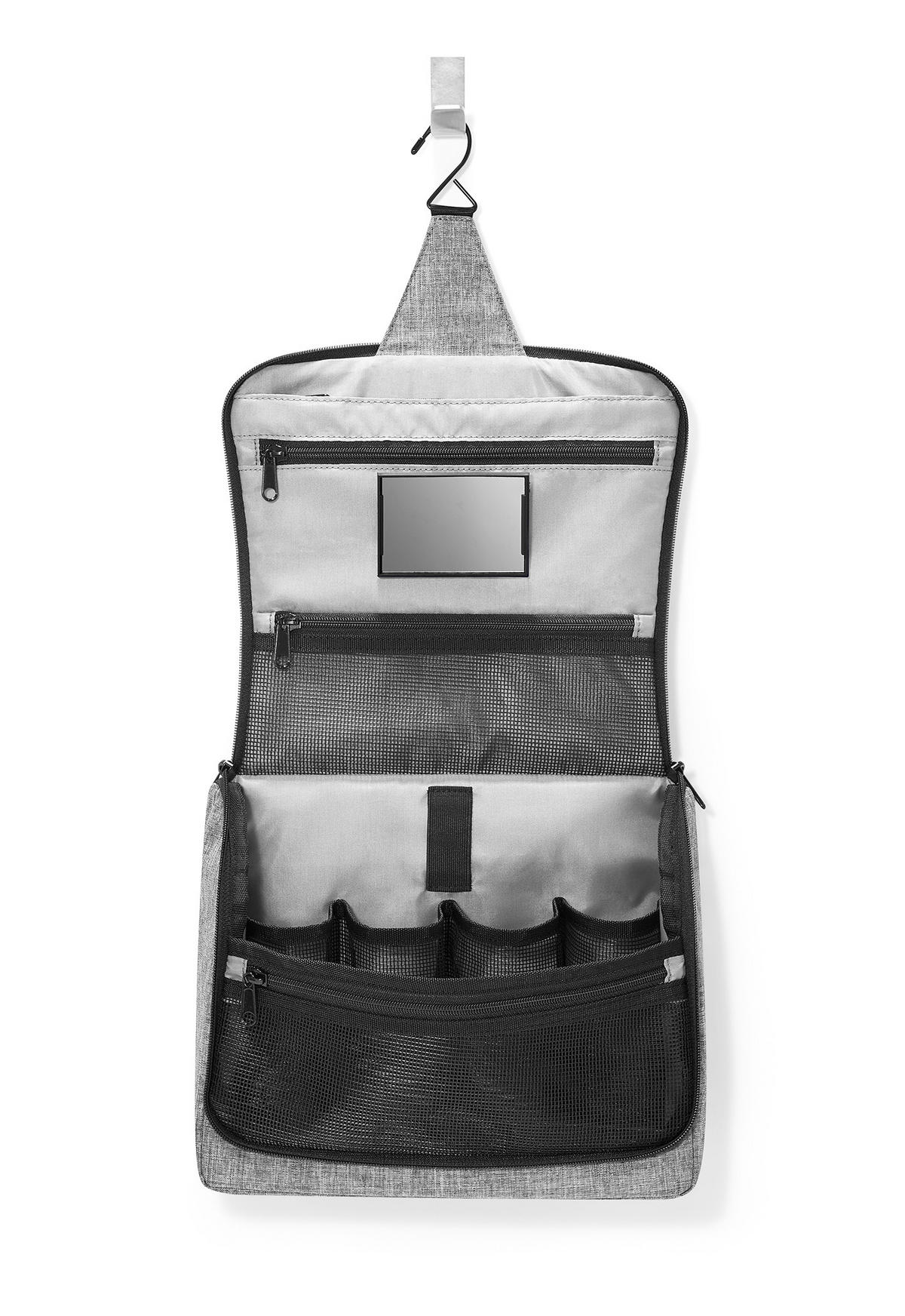 KOSMETIKTASCHE  - Grau, Basics, Textil (28/25/10cm) - Reisenthel