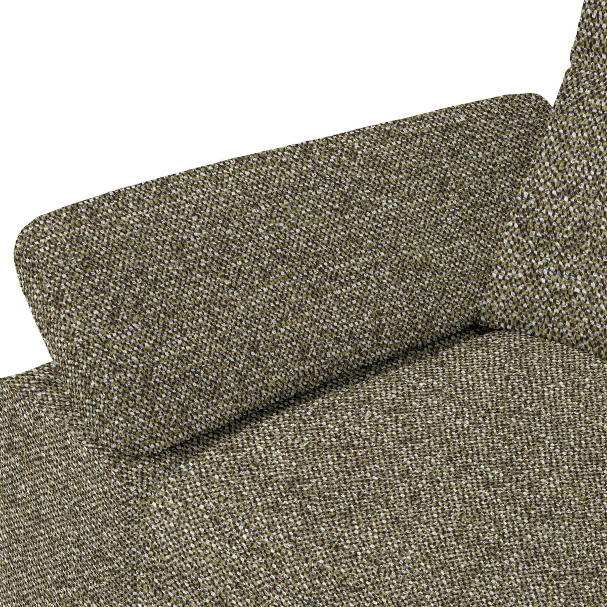 ECKSOFA in Chenille, Flachgewebe Grün  318/165 cm  - Schwarz/Grün, Design, Textil/Metall (318/165cm) - Xora