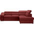 WOHNLANDSCHAFT in Leder Rot - Chromfarben/Rot, KONVENTIONELL, Leder (259/218cm) - Welnova WOHNLANDSCHAFT in Leder Rot - Chromfarben/Rot, KONVENTIONELL, Leder (259/218cm) - Welnova