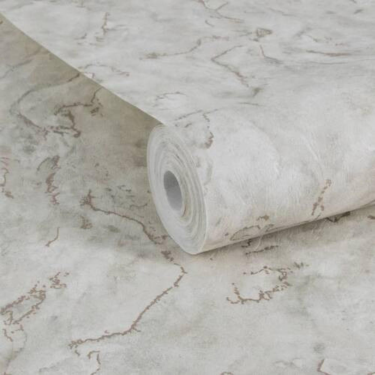 VLIESTAPETE  - Beige/Roségold, Basics, Papier/Kunststoff (52/1000cm) - Xora