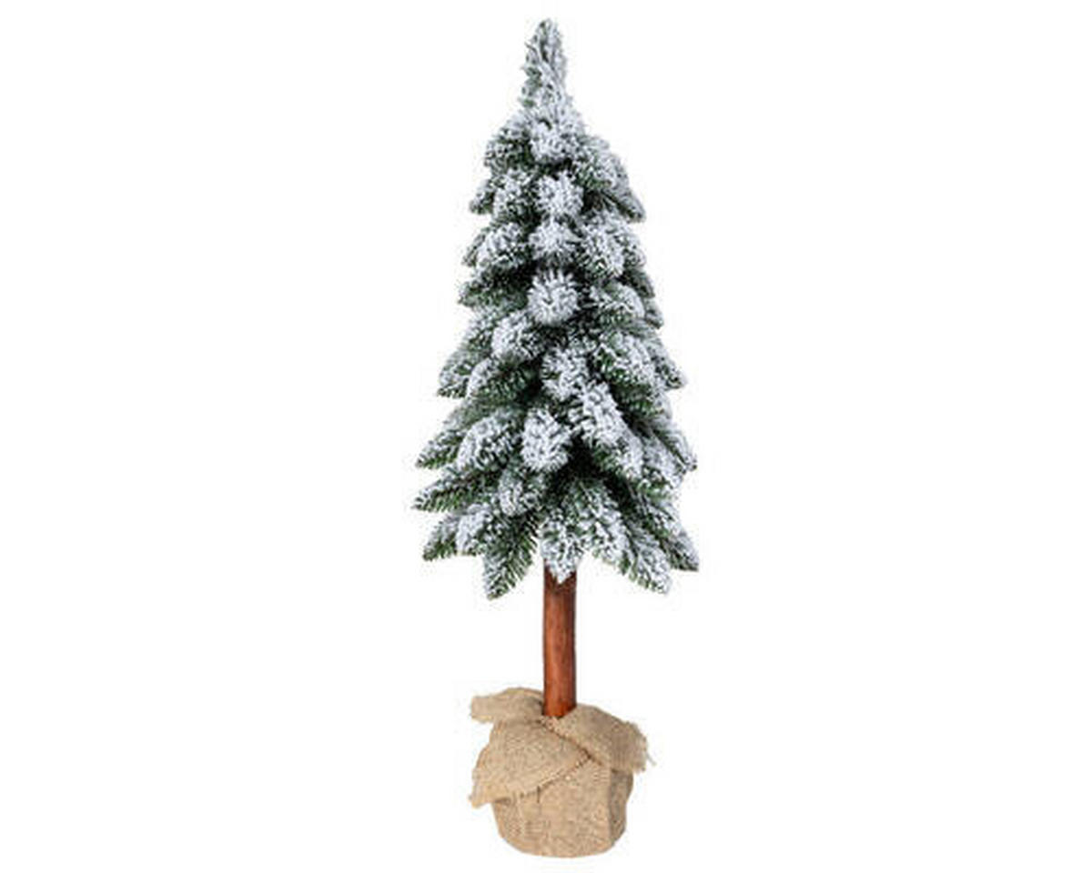DEKOBAUM  - Weiß/Grün, Basics, Kunststoff (30,00/30,00/80,00cm) - X-Mas