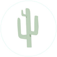 BABYWANDDEKO - Grün, Basics, Metall (50/3cm)