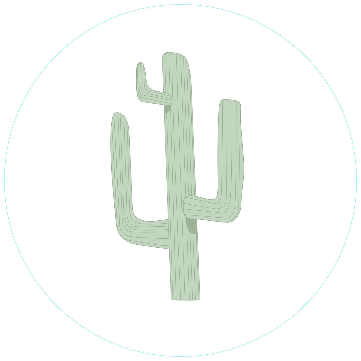 BABYWANDDEKO - Grün, Basics, Metall (50/3cm)