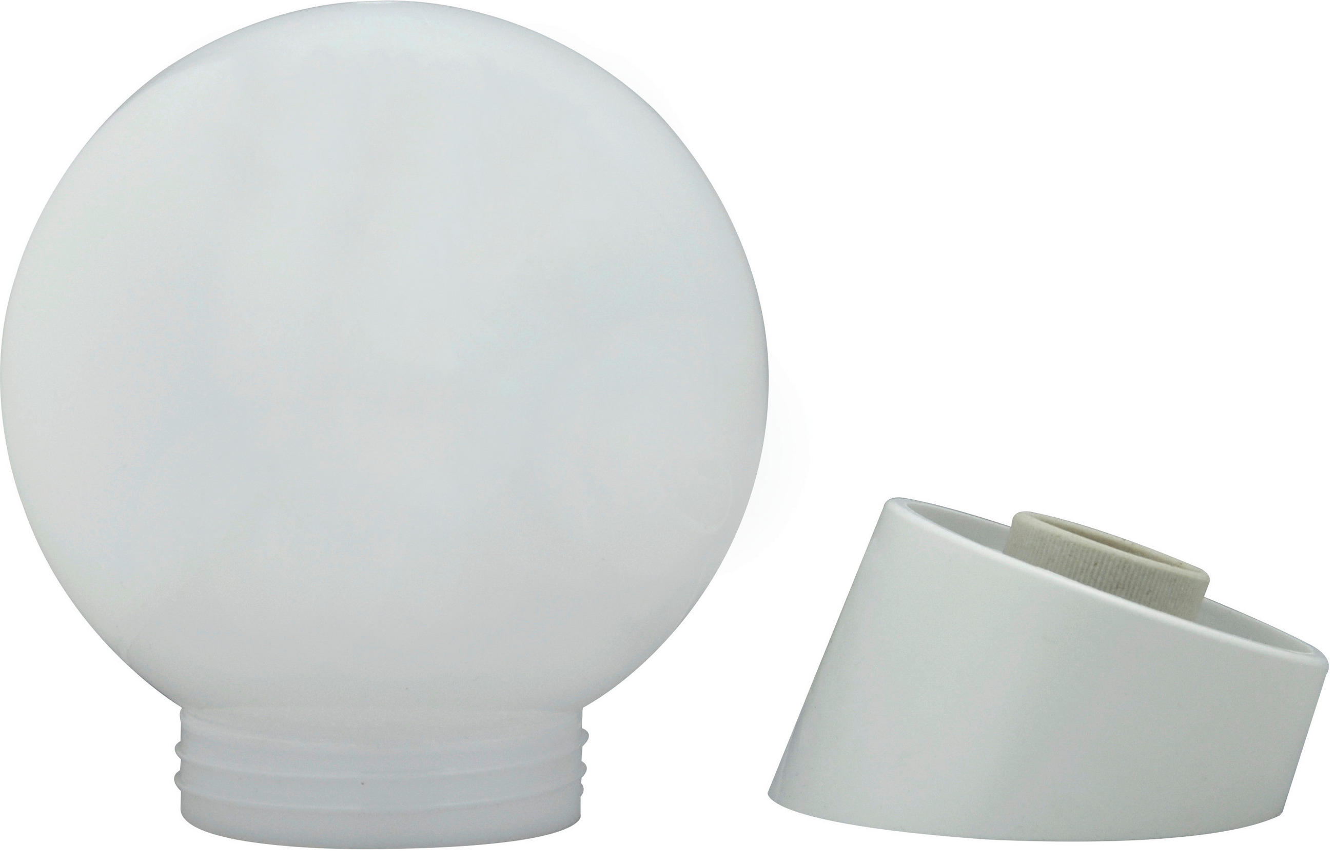 BADEZIMMER-WANDLEUCHTE 15/20,5 cm   - Weiß, Basics, Kunststoff (15/20,5cm)