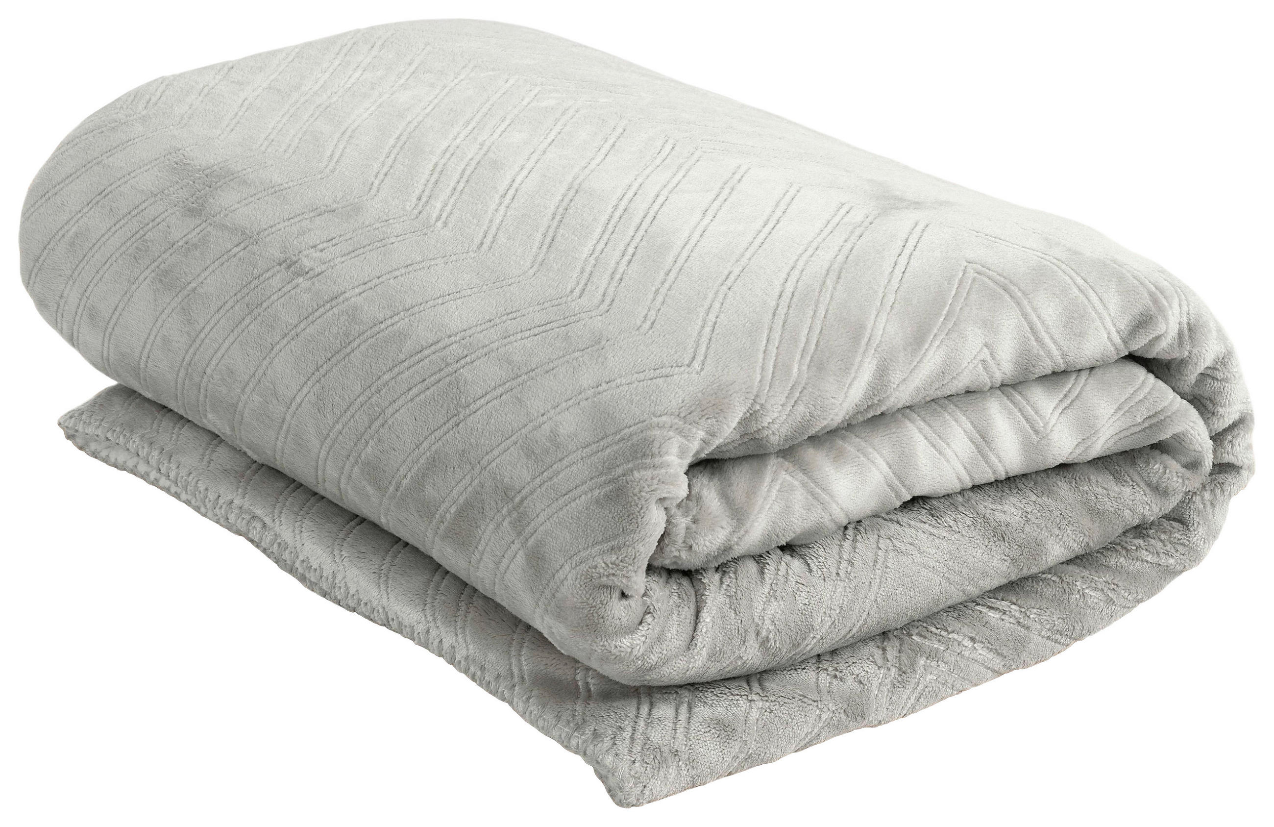PLÄD 130/170 cm  - ljusgrå, Basics, textil (130/170cm)